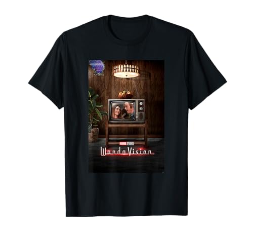 T-shirt Marvel WandaVision style années 70 pour look urbain et geek