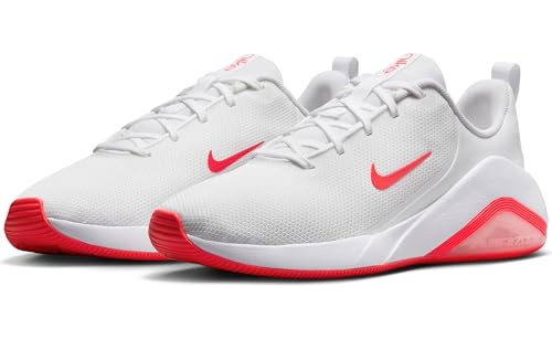Nike Bella 7 Women's Workout Shoes (FZ1689-101, White/White/Bright Crimson)2