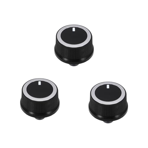 Kaloeou 3Pcs AC Temperature Knob Compatitable with Express 2008-2021 Savana 2008-2017 Replaces 84141127 84793085 Easy to Install