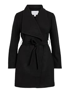 Vila VICOOLEY COLLAR BELT COAT - NOOS