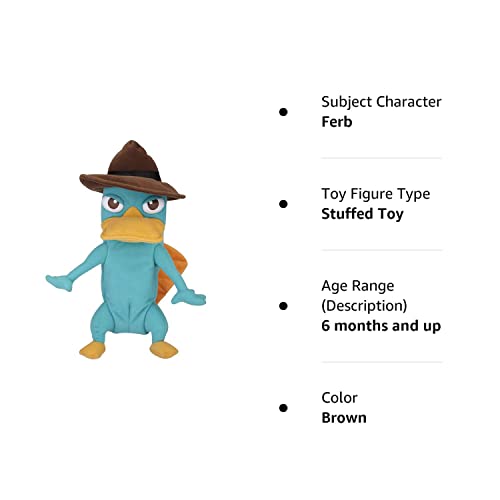 Phineas And Ferb Transforming Perry Assortment 2 Plush Stuffed Toy #TOP3