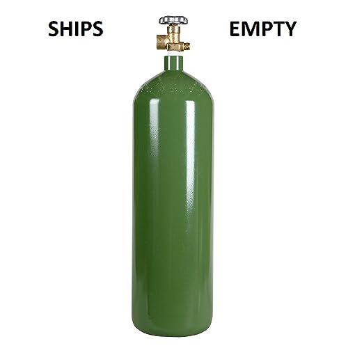 New 60 cu ft Steel Oxygen Cylinder with CGA540 Valve