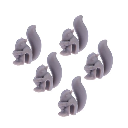 5pcs Silicone Tea Holder Squirrel Tea Bag Bag Holder Snails Set