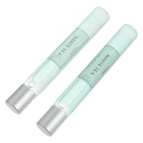 NOLITOY 2 Piezas Perfume Mujer Señoras Botellas De Rodillos Vacías Women Perfumes De Mujer Perfumes Portátiles Perfumes Mujer Hombre Perfume Seguro Perfume De Larga Duracion