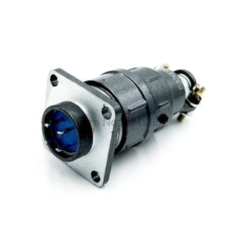 Conector CX16 a tornillo de 5 pines, enchufe macho y hembra circular para cableado 5