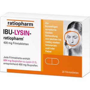 Ibu-Lysin ratiopharm 400 mg Filmtabletten, 20 St.