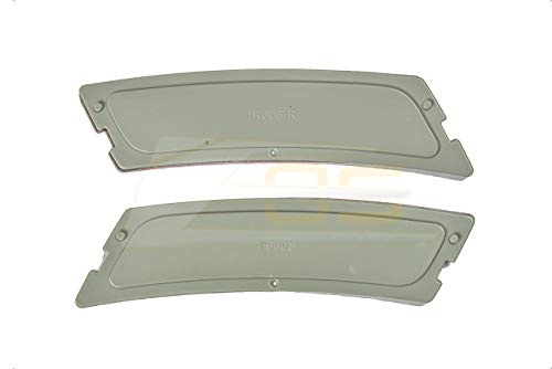 Extreme Online Store Replacement for 2012-2017 BMW F10 5-Series M-Sport Models Factory Style Crystal Clear Front Bumper Fender Reflector Side Marker Lights Turn Signal Lamps