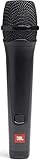 JBL Micrófono PBM 100 con cable, micrófono vocal dinámico para tus fiestas o ratos con tus amigos con modelo cardioide con el legendario sonido JBL, fácil de usar, en negro