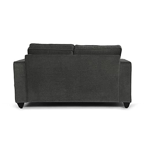 Image of Wakefit Sofa Set | 3 Year Warranty | Sofa 4 Seater, 4 Seater Sofa for Living Room, Wooden Sofa Set, Sofa Set 2+1+1 Seater - Napper(Malphino : Smoke Grey)