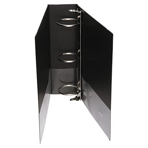 Universal Unv20991 Economy 3 In. Capacity 11 In. X 8.5 In. 3 Round Ring View Binder - Black #TOP6