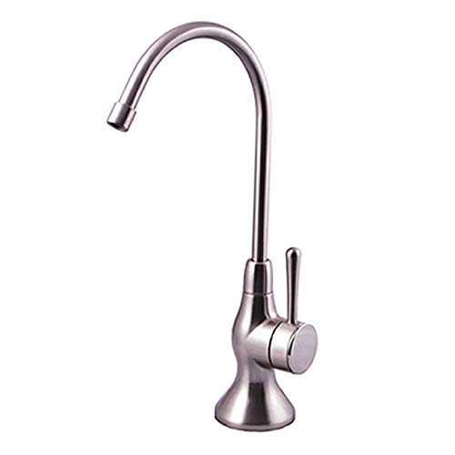 Watts Premier Top Mount Twist Air Gap Faucet with 1/4" Supply Tubing Connection for RO Reverse Osmosis Water Filtration Systems, Variable Flow Lever, Monitored Timer System, Brushed Nickel by Watts Premier - Used condition - US$61.51