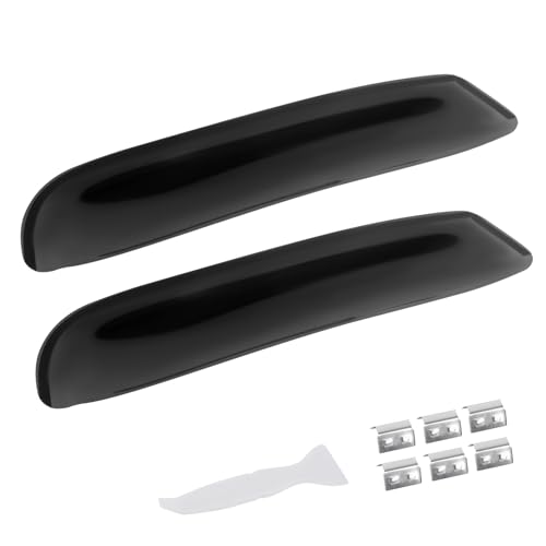 Windabweiser für Fenster Ersatz für FIAT Ducato/Peugeot Boxer/Citroen Relay 2006-2025, Set mit 2 Windabweisern zum Aufkleben, Wind und Regenabweiser für Seitenfenster