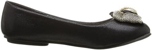 Kensie Girl KG24495 Flat, Black Shine, 12 M US Little Kid | Image 5
