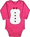 Shirtracer Baby Karneval und Fasching Kostüm - Pinguin Karneval Kostüm - 6/12 Monate - Fuchsia - Pinguin - BZ30 - Baby Body Langarm