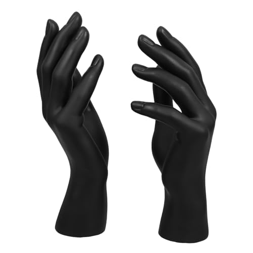 GARVALON 2pezzi Manichino Per Mano Espositore Realistico Per Vetrine Negozi e Accessori Fashion