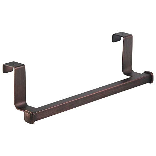 Marcel Over-The-Cabinet Kitchen Dish Towel Bar Holder - Bronze-Over The Door Towel Rack-Kitchen Towel Rack-Hand Towel bar