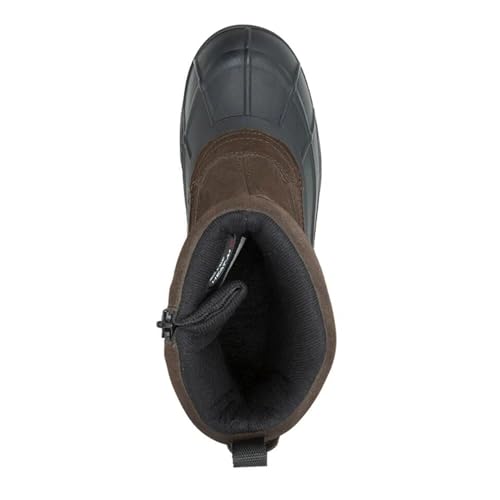 Image of Kamik Champlain 3 Snow Boots for Men - Waterproof Winter Boots for Men - Thermal Insulation & Slip-On Entry - Side-Zip Non-Slip Traction - Lightweight Rubber Shell - Side Zipper Closure