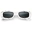 White Frame Gray Lenses