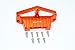 Tamiya Lunch Box Upgrade Parts Aluminum Front Lower Arm Stabilizer - 1Pc Set Orange