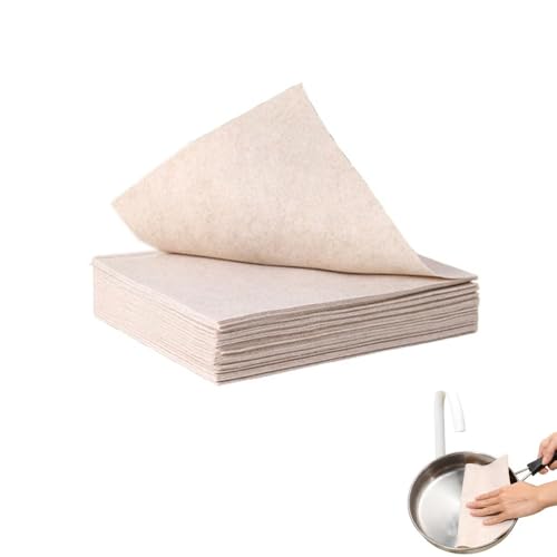 NentMent 20 Pack Countertop Cleaning Cloths Compostable Loofah Microfiber Natural