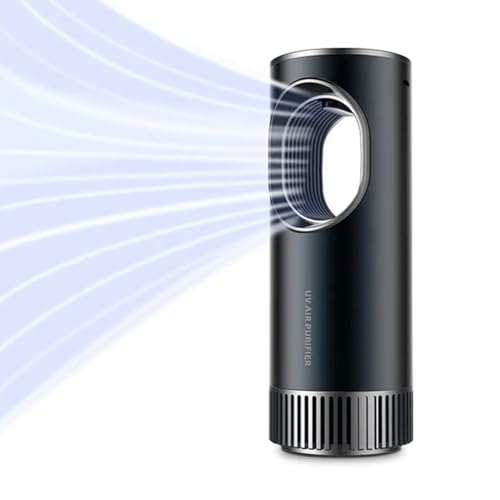 Steowsey UVC - Purificador de aire con iones negativos, ozonizador portátil, desinfectante de aire para interior de coche, desodorante para automóviles