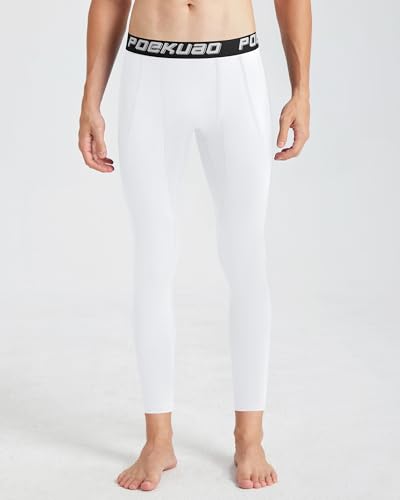 2 Pack Men’s Compression Pants Athletic Workout Leggings Running Tights Quick Dry Base Layer for Yoga Basketball2