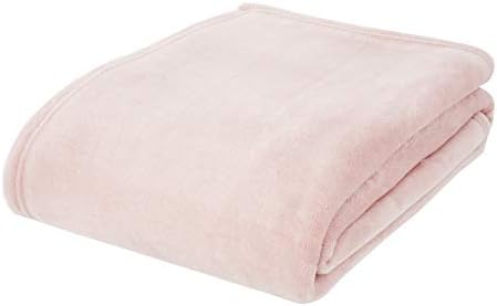 Catherine Lansfield Extra Large Raschel Velvet 200 x 240 cm Throw Blush