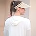 MK MATT KEELY Women's Visor Summer Lady Sun Hat Wide Brim Straw Cap Beige
