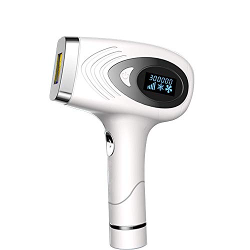 Épilateur permanent IPL à 500000 flashs pour le visage et le corps entier en couleur blanc