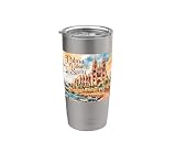 Palma de Mallorca, España Vaso térmico de acero inoxidable de doble pared