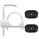 Swpeet 3pcs 3 Zoll Abgasklemme mit Hanger und Gummi Abgashänger, Heavy Duty Schalldämpfer Hanger, Universal Klemme auf Abgashänger, Abgassystem Hanger für 3 Auto Truck Abgasrohr