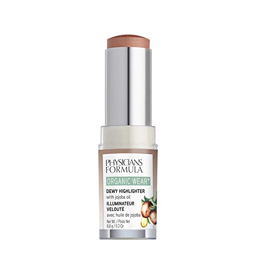 Physicians Formula Organic Wear All Natural Dewy Highlighter Stick Makeup, Makeup Honey Dew, Dermatologist Tested #TOP1
