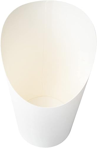 Miniatura 17 de Restaurantware Bio Tek - Recipientes para papas fritas de 16 onzas, 100 tazas desechables de charcutería, diseño inclinado, redondo, de papel
