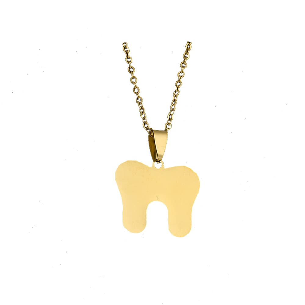 HANMOZTION Stainless Steel Hollow Cut Out Syringe Protact our Tooth for Doctor Nurse Necklace