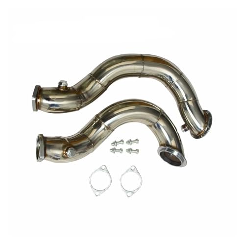 Embout silencieux d'échappement BMW 335I N54 en acier pour collecteur d'échappement long