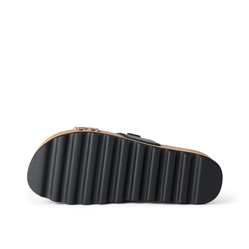 REEF Cushion Vista Hi Womens Platform Fashion Sandal, Arch Support, Ultra Soft Cushion Footbed, Leopard Duo, 7 — view 4