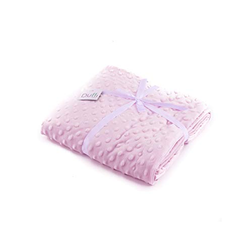 Duffi Baby 5412-06 Kuscheldecke, 2-seitig, 80 x 110 cm, malve