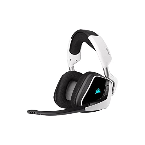 Casque Gaming sans Fil Corsair Void RGB Elite Wireless Blanc Reco...