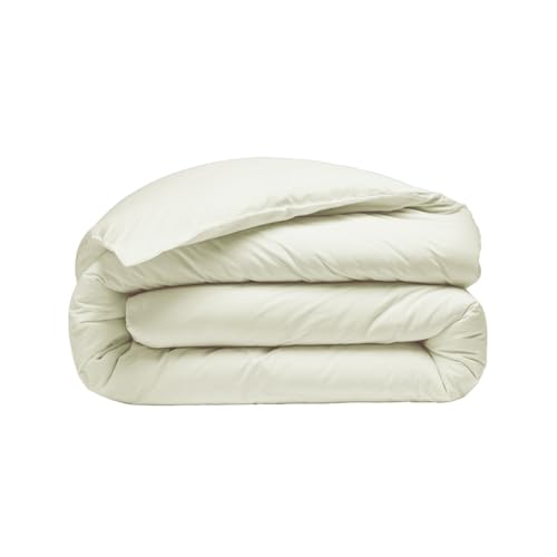 Housse de couette en percale de coton Sensei Maison luxe écru - 8
