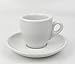 Produktbild Moka Consorten Extra dickwandige Espressotassen | Tassenwand 8 mm | Füllmenge (bis Oberkante): 56 ml | weiß | 1 Tasse & 1 UT