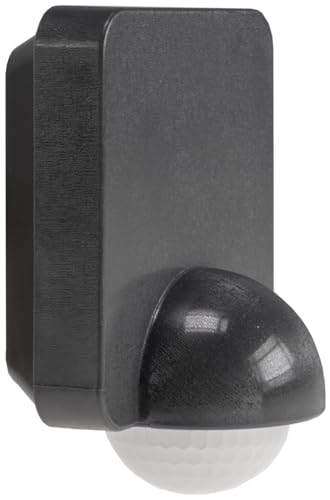 ChiliTec Bewegungsmelder 360° IP65 Bewegungssensor Innen/Aussen Aufputz 230V PIR Sensor 10m Reichweite Wand Montage Aufputzbewegungsmelder für Steuerung Licht Beleuchtung Gehäuse Anthrazit