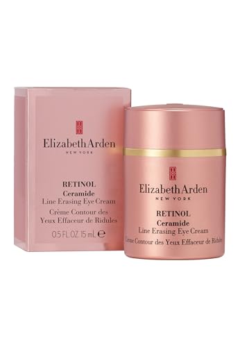 Elizabeth Arden - Retinol Ceramide, Nachtpflege für die Augenpartie mit Retinol und Ceramiden, glättet und erhellt, jugendlicheres Aussehen, leichte Creme, für alle Hauttypen - 15 ml