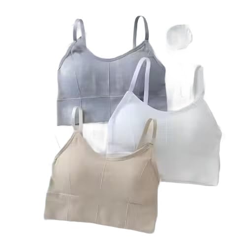 Women's Soft Cotton Wirefree Sports Bra Pack of 2 | Removable Padded | Full Coverage | Breathable & Comfortable Bra-image-26