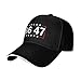 Vetrova 8647 Protest Hat Resist Fascism Golf Hats for Mens Women Dad Caps - Black