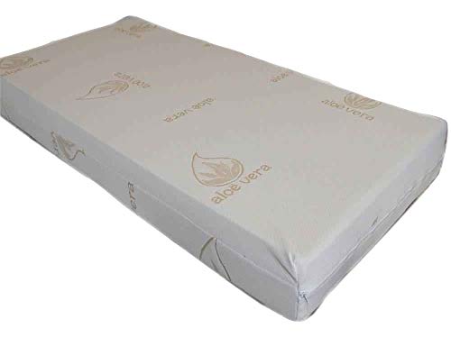 TEXTURAS HOME - Colchón de Cuna Aloe Vera Desenfundable 120x60 cms Cover