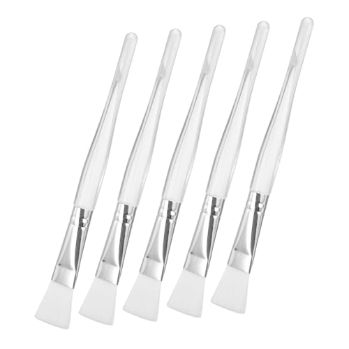 PartyKindom Face Mask Brush Applicator 5pcs Pack Soft Bristles for Face Mask Application Beauty Care Brush