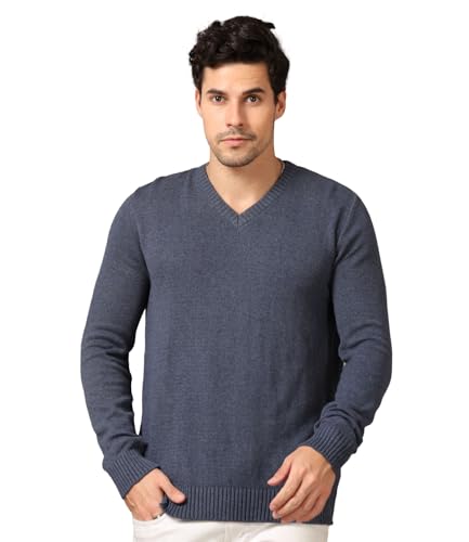 Image of AWG ALL WEATHER GEAR Men's V-Neck Full Sleeve Sweater | Sweater for Winter | Plain Casual Wear Sweater l Sweater for Men | Pullover for Men | Winter Wear Sweater for Men | Mens Sweater