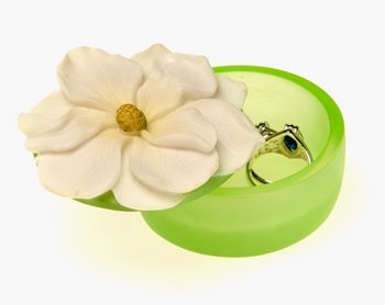 Ibis & Orchid Magnolia Keepsake Box #13002