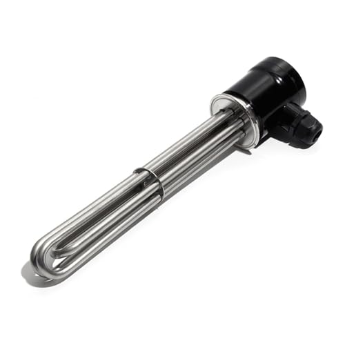 KVKITKLW Élément Chauffant for réservoir d'eau à Immersion Tubulaire à Trois Pinces de 2 Pouces, 1 pièce, Tout SUS 220V/380V, 3kw/4,5 kw/6kw/9kw/12kw, for Brassage à Domicile(380V,12KW 355L 304SS)