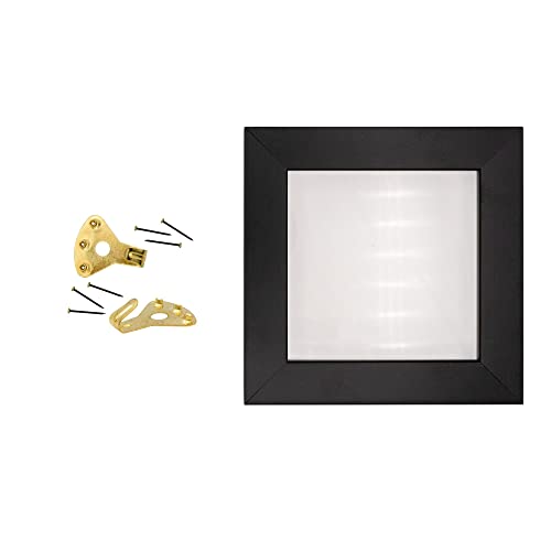 Image of Professional 75 LB Brass Plated Picture Hangers with Hardened Steel Pins Pack of 1000 for Picture Frame Hanging